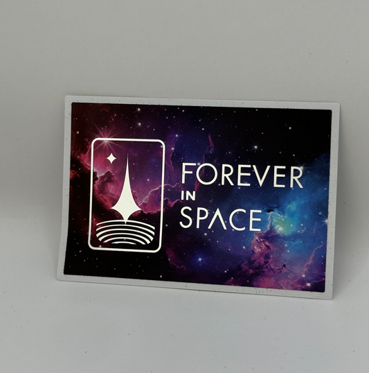 Forever in Space Logo Sticker